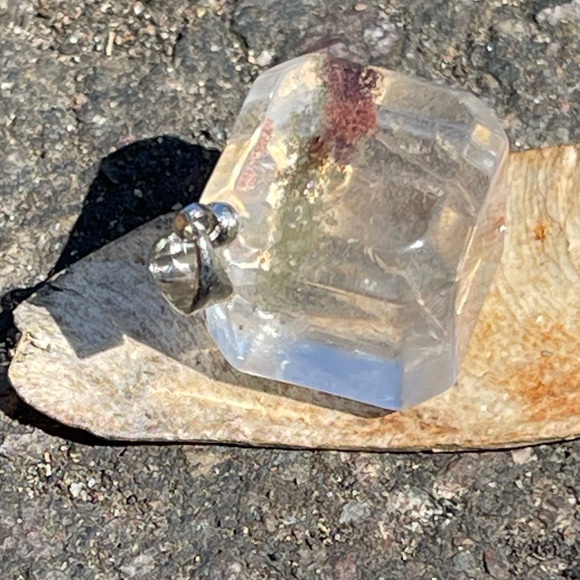 Garden Quartz Phantom Quartz Pendant Set of 2 pieces Crystal Natural Gemstone - Picture 7 of 16